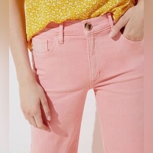LOFT Wide Leg Crop Jeans Pants